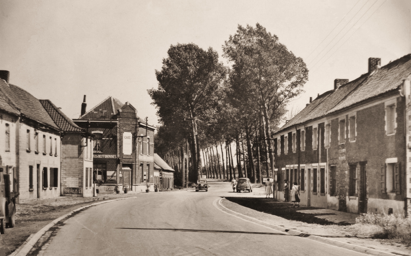 Carrefour de Baisieux sin  fin des années 50