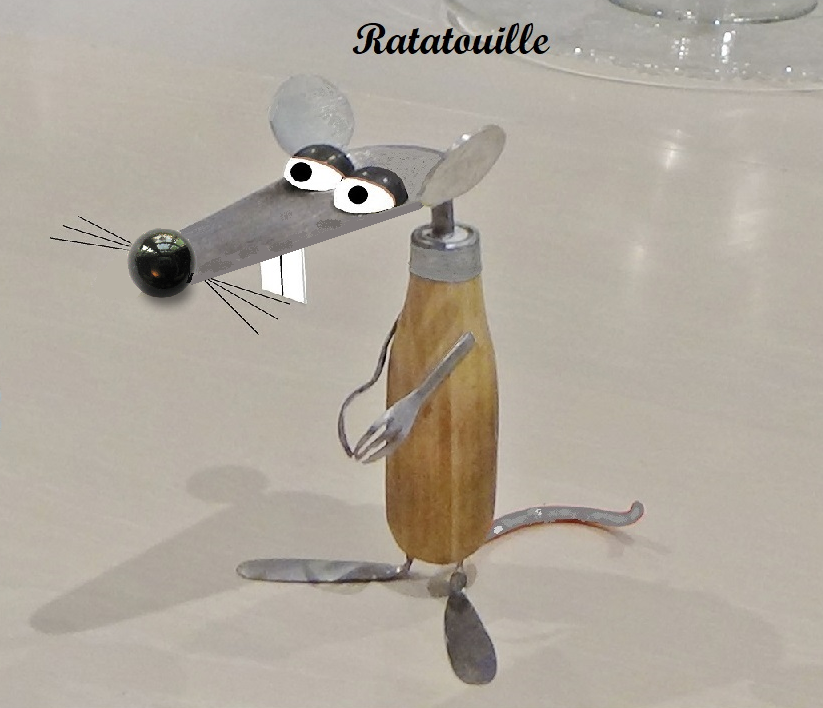 Ratatouille version art populaire